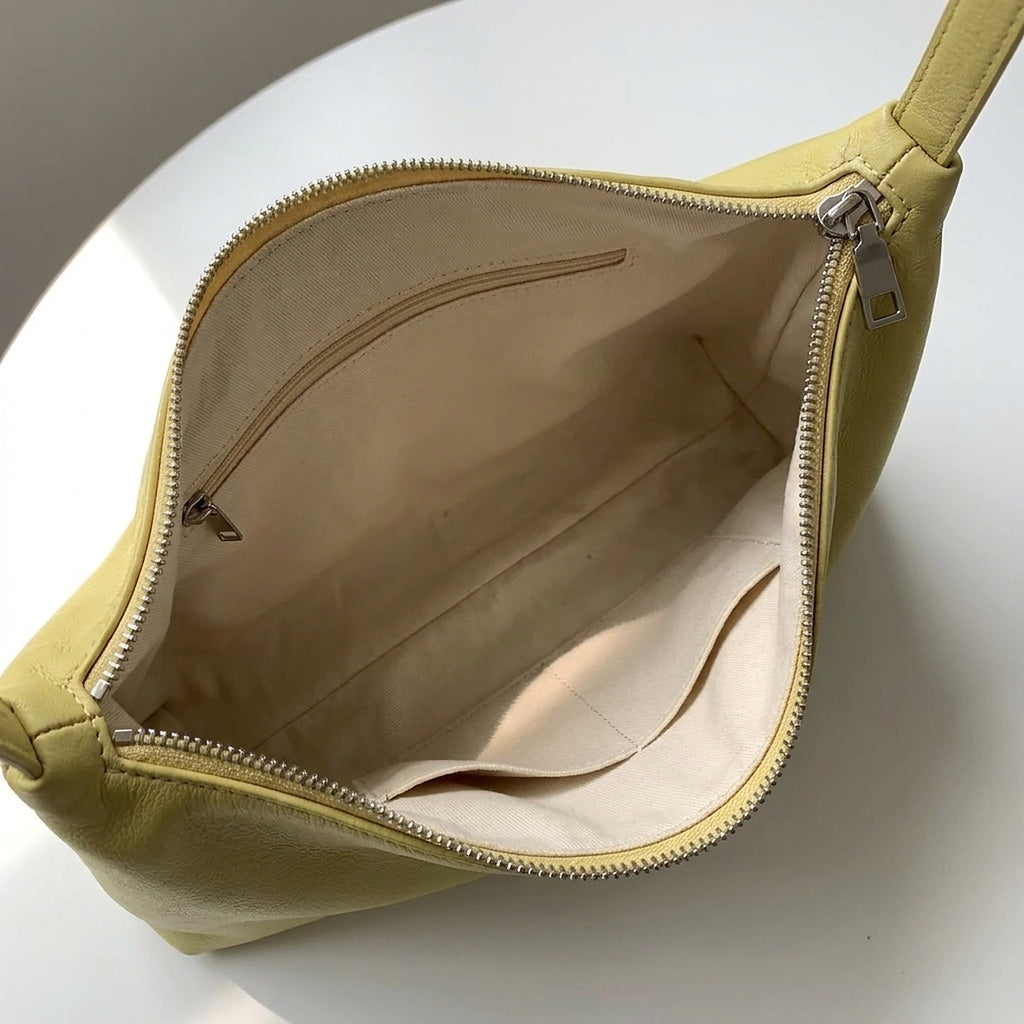 SORAVEA Freja Crossbody, butter yellow Crossbody, interior