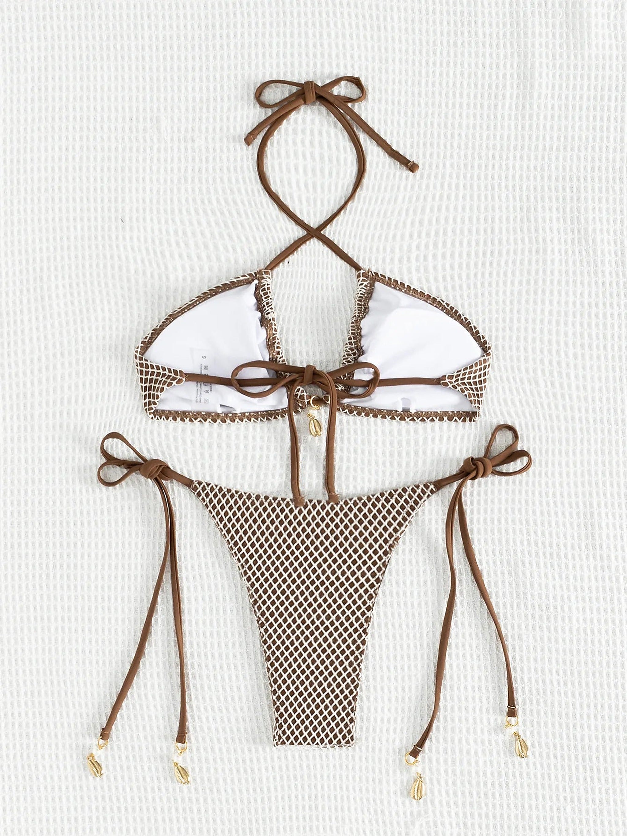 Havana Mesh bikini närbild textur